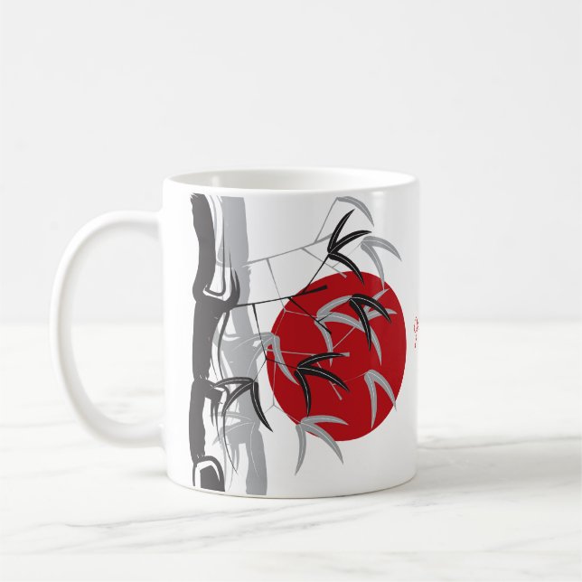 Mug Oriental Sunrise Zen Bamboo Garden Mariage asiatiq (Gauche)