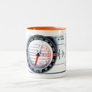 Mug - Orienteering compass