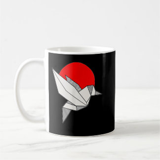Mug Origami Papier Grue Oiseaux Japonais Pliage Art Ja
