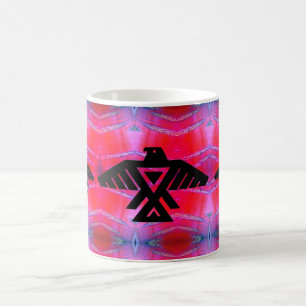 Mug Originaire Anishinaabe Thunderbird Fluorescent Ros