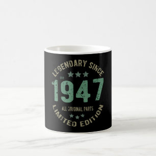 Mug Original depuis 1947 Cadeau d'anniversaire légenda
