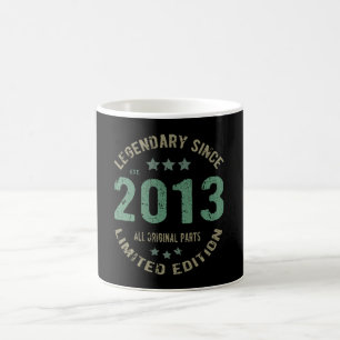 Mug Original depuis 2013 Cadeau d'anniversaire de lége