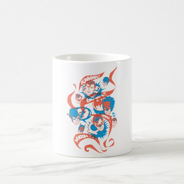 Mug Originaux DC - éclatement du logo (Centre)