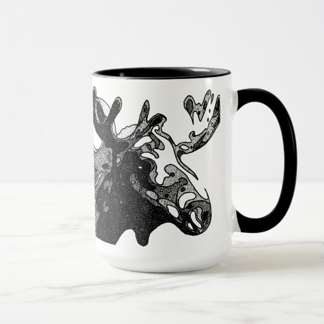 Mug Orignaux croisés (Droite)