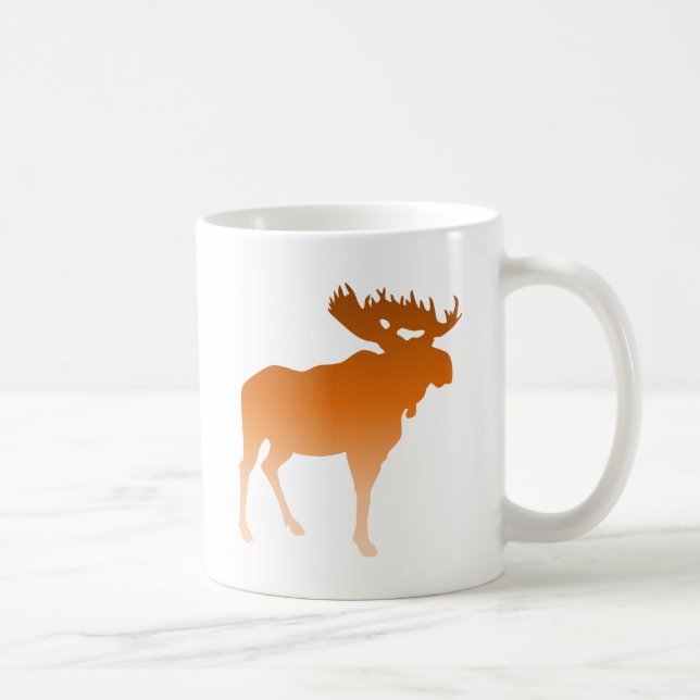 Mug Orignaux oranges (Droite)