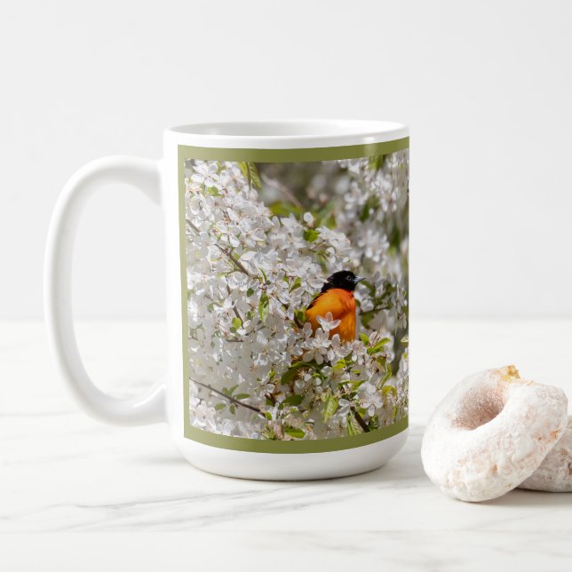 Mug Oriole Et Dogwood (Avec donut)