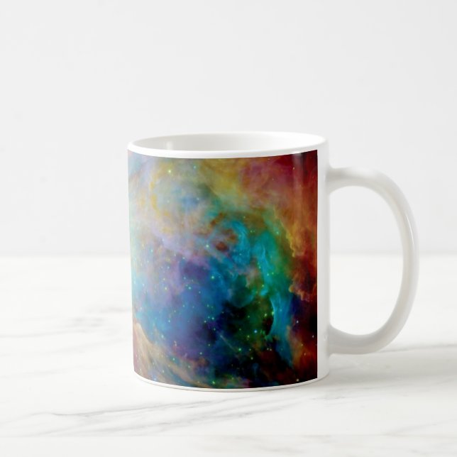 Mug Orion Nebula Hubble Spitzer Télescope Photo spatia (Droite)