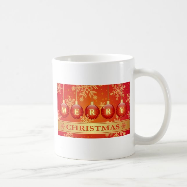 Mug Ornaments rouges (Droite)