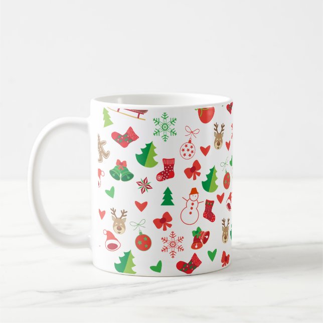 Mug Ornement de Noël Christmassy de décoration de (Gauche)