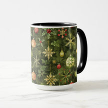Ornement de Noël en aquarelle