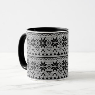 Mug ornement de Noël nordique hiver scandinave norvégi
