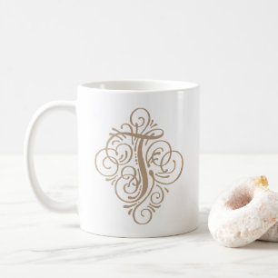 Mug Ornement Monogramme Laver Personnalisé