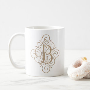 Mug Ornement Monogramme Laver Personnalisé