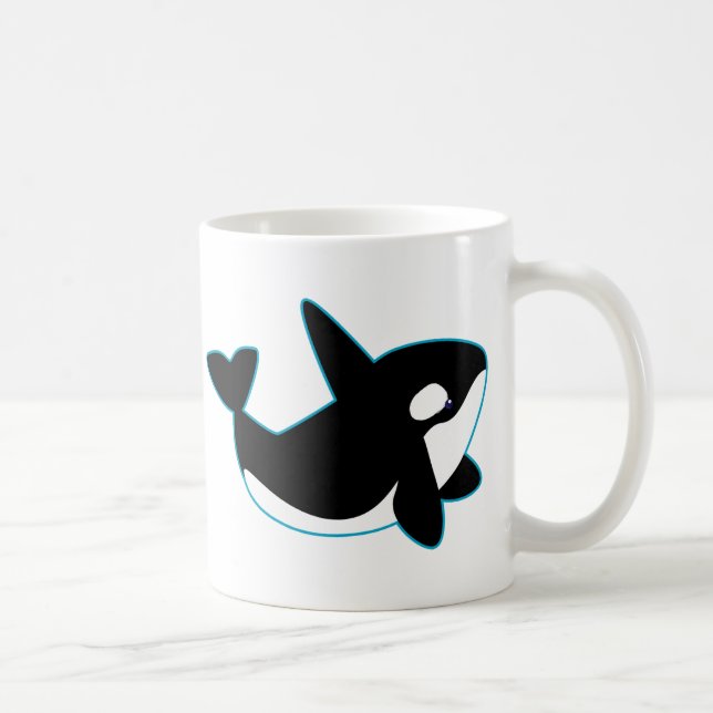 Mug Orque mignonne (épaulard) (Droite)