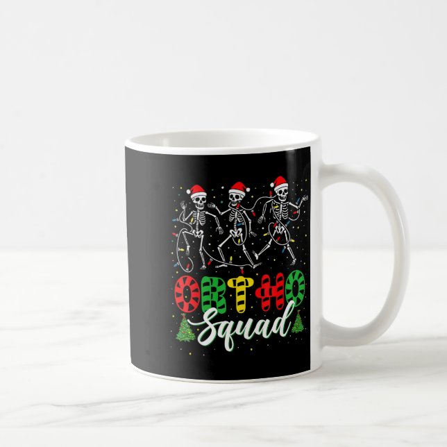 Mug Ortho Squad Christmas Three Santa Skeletons Proud  (Droite)