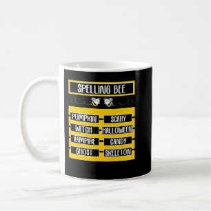 Mug Orthographe des abeilles Pun d'Halloween Costume p