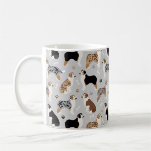 Mug Os et pattes des bergers australiens