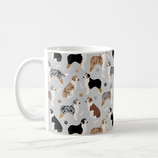Mug Os et pattes des bergers australiens (Gauche)