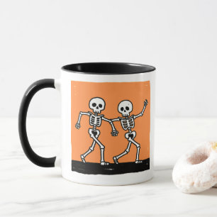 Mug Os squelette drôle danse Halloween