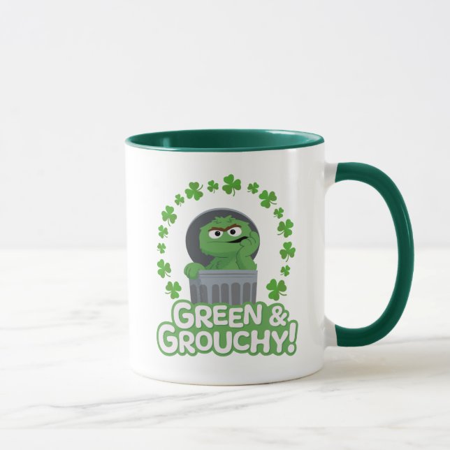 Mug Oscar | Green & Grouchy ! (Droite)