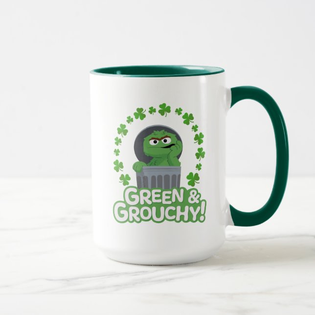 Mug Oscar | Green & Grouchy ! (Droite)