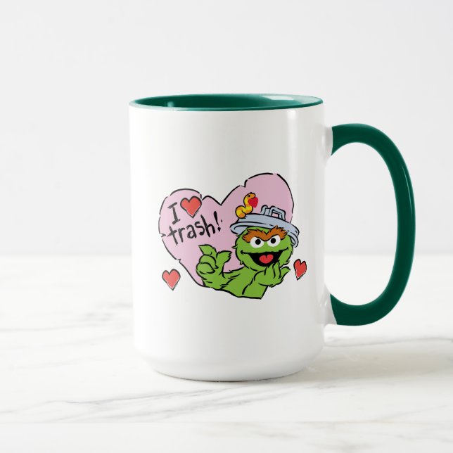 Mug Oscar "I Love Trash" Valentine (Droite)