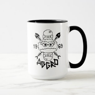 Mug Oscar the Grouch Skate Logo - Aggro 1969