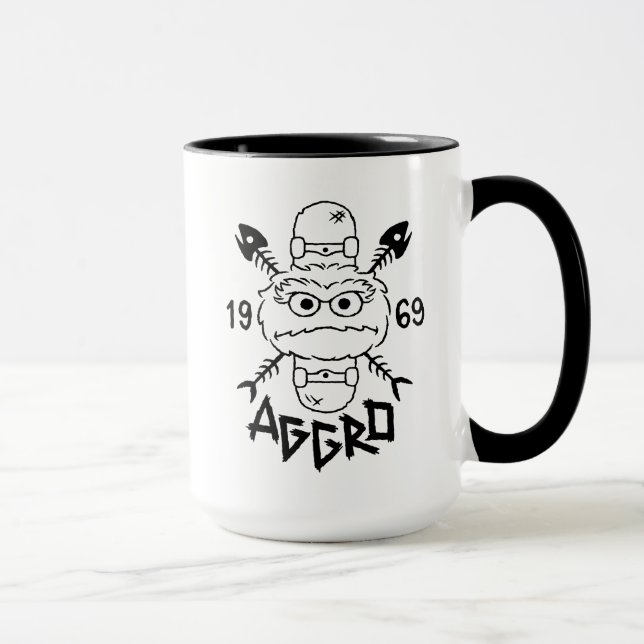 Mug Oscar the Grouch Skate Logo - Aggro 1969 (Droite)