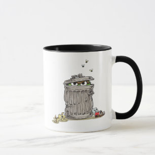 Mug Oscar vintage dans une poubelle