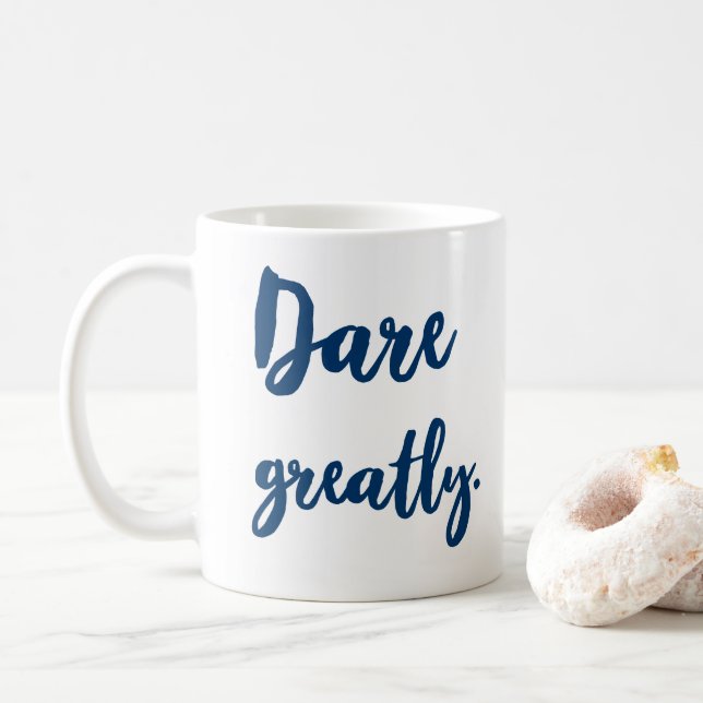 Mug Osez une citation très inspirante (Avec donut)