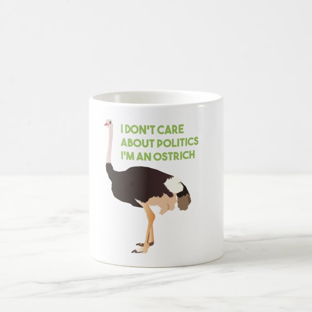 Mug Ostrich apolitique (Centre)
