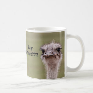 Mug Ostrich Head Dit Ce Drôle Mot