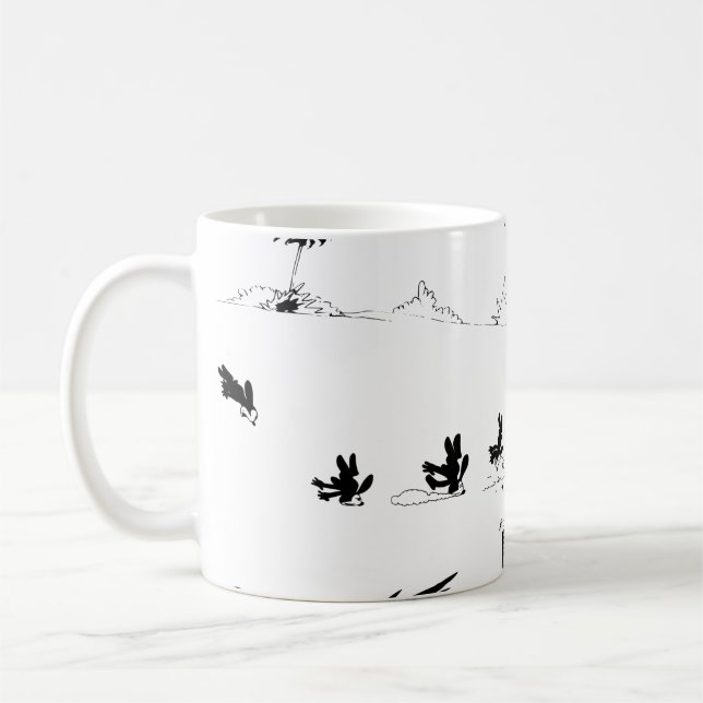 Mug - Oswald - Running from the Lion Background Ed (Gauche)