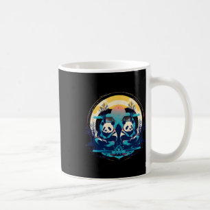 Mug Otaku Mignon Anime Spirituel Et Panda Méditant 