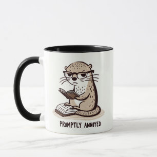 Mug Otter agacé rapidement - Conception de dessin anim