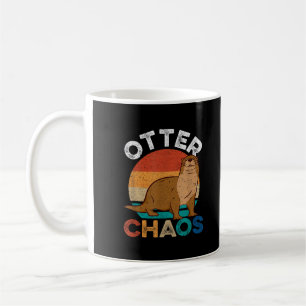 Mug Otter Chaos Hommes Femmes Mignonne Otter Lover Ani