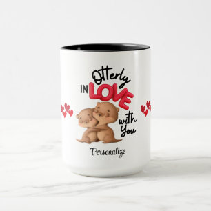 Mug Otterly in Love with You ! - Bonne Saint Valentin