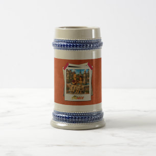 mug ou chope Alsace Kek et Ina - effet liège