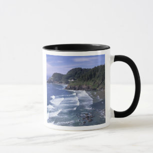 Mug OU, côte de l'Oregon, phare de Heceta Head, sur