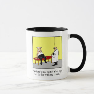 Mug "Où est ma douleur ?" Cadeau à la confiture d'Humo