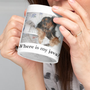 Mug Où est mon Java ? Cavalier King Charles Spaniel