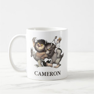 Mug Où les choses sauvages   Ajouter Votre Nom
