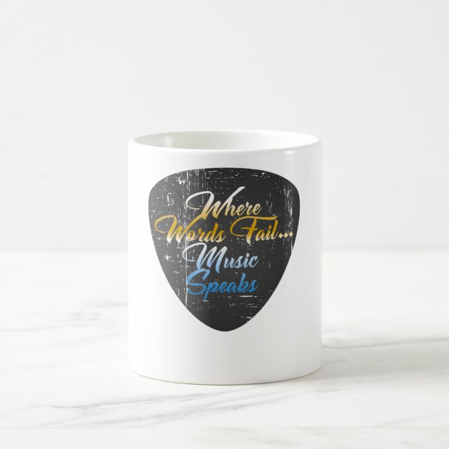 Mug où les mots échouent... la musique parle (Centre)