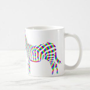 Mug ou mug de voyage Silhouette Rouge Zèbre