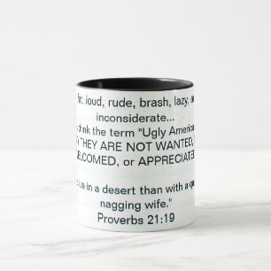 Mug Où pensez-vous que le terme "Ugly American"