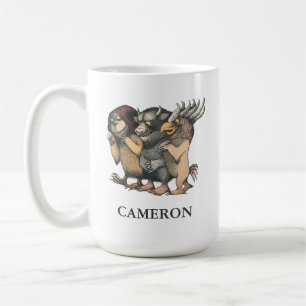 Mug Où sont les choses sauvages   Ajouter Votre Nom
