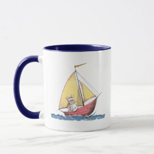 Mug Où sont les monstres ?   Max à la voile