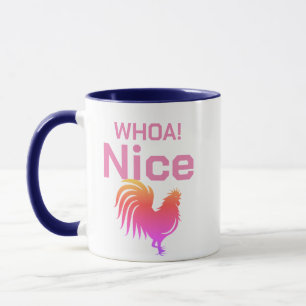 Mug Ouah ! Nice Cock Hung, Drôle Suggestive Valentine'