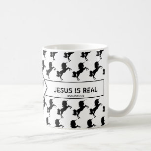 Mug OUBLIER UNICORNES JÉSUS EST UN VÉRITABLE MONogramm
