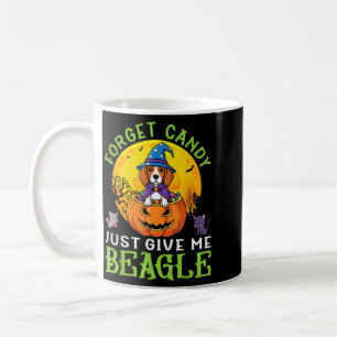Mug Oubliez les bonbons Donnez Beagle Chienne Sorcière